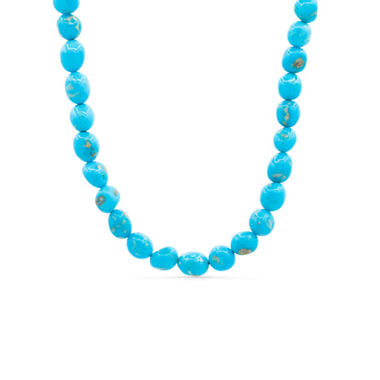 Wild Sky Necklace Sleeping Beauty Necklace | Turquoise Necklace [ENSM1952], December Birthstone, Beaded Bracelet, Natural Turquoise Gemstone