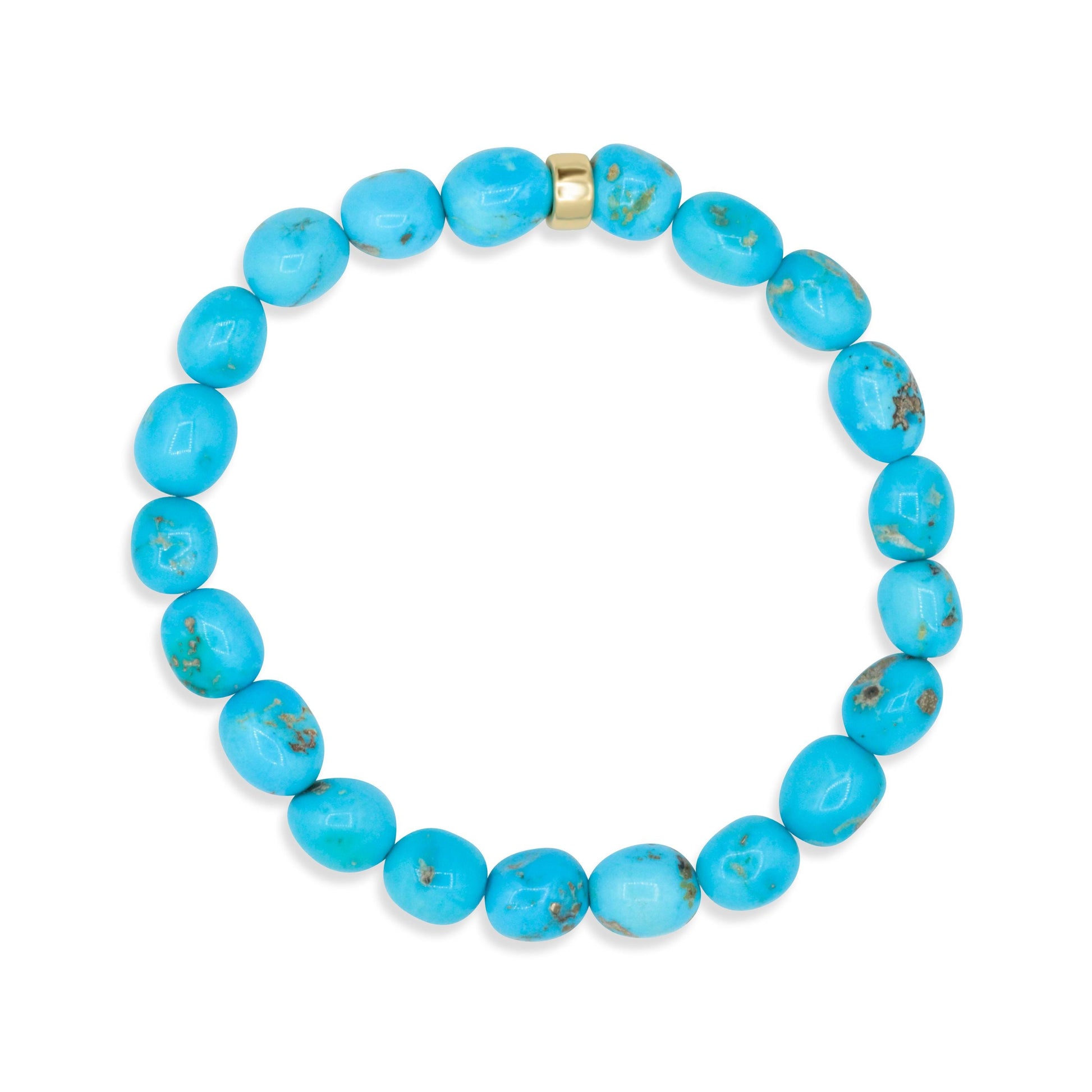 Rare Sleeping Beauty Turquoise Bracelet - 14K