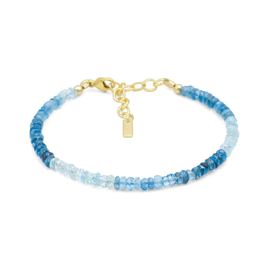 Ocean Tide Aquamarine Bracelet