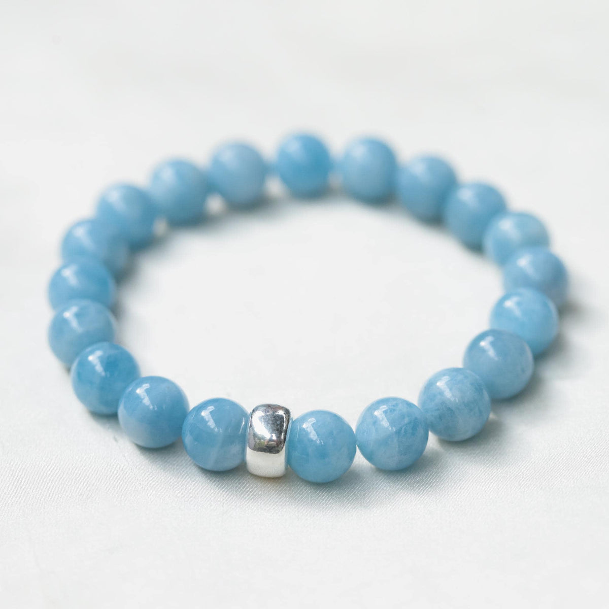 Aquamarine Bracelet – Milky Blue