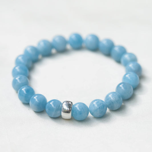 Aquamarine Bracelet – Milky Blue