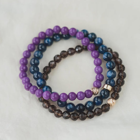 Phosphosiderite | AAA+ Phosphosiderite | Phosphosiderite Bracelet, 6mm Phosphosiderite | beaded Phosphosiderite