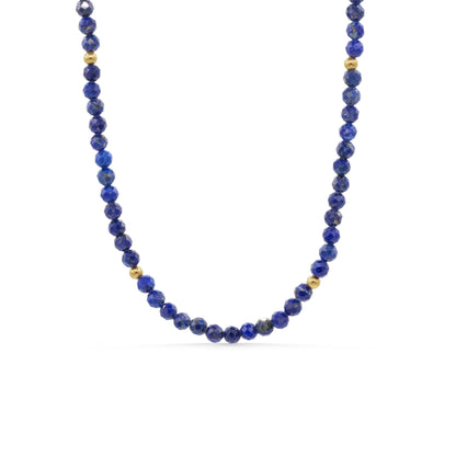 Cobalt Sky Lapis Lazuli Necklace | Gold Filled Toggle Clasp | Genuine Blue Gemstone Necklace | Handmade in Canada