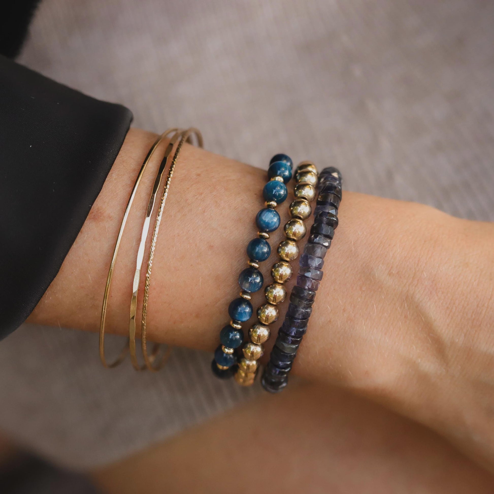 Midnight Current Kyanite Bracelet