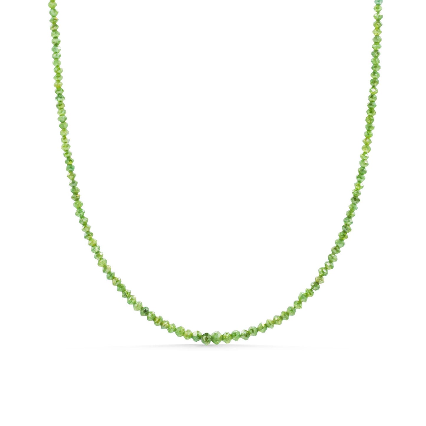 Green Diamond Necklace – One of a Kind