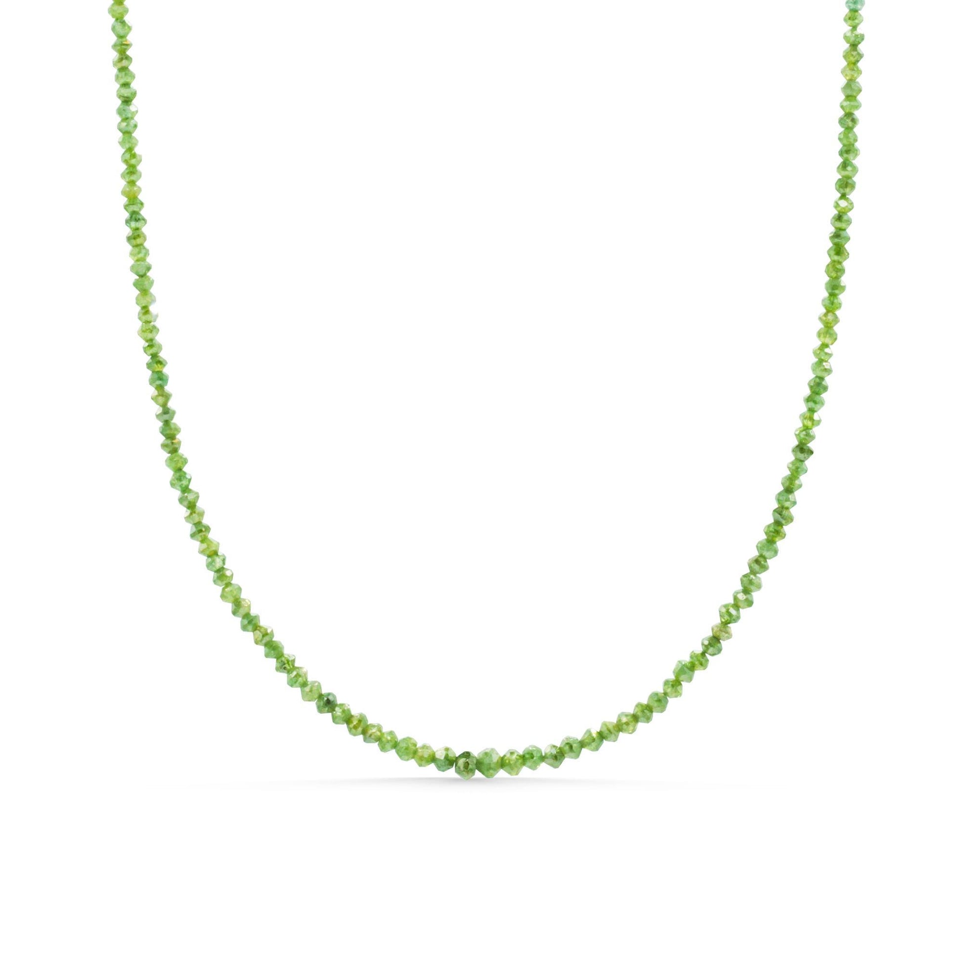 Green Diamond Necklace – One of a Kind