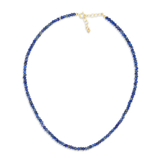 Nomad Lapis Lazuli Necklace | Gold Filled Clasp | Genuine Blue Gemstone Necklace | Handmade in Canada