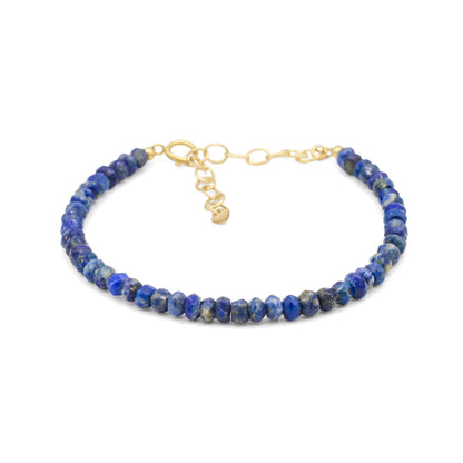 Lapis Lazuli Protection Bracelet, [EBLP1936] Moon Charm Bracelet, Lapis Gemstone Bracelet, Gold Filled Bracelet, Crystal Bracelet, Energy