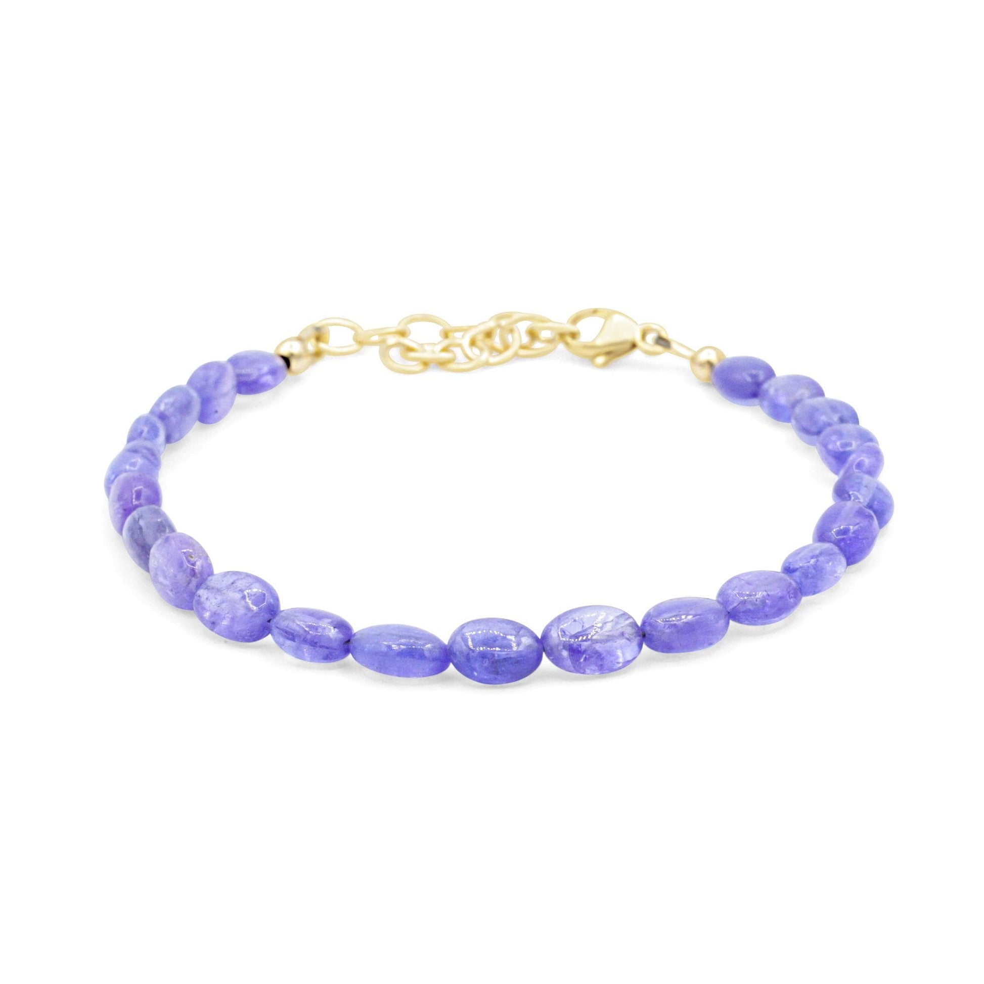 Rare Tanzanite Oval Bracelet – Gemmy Violet Blue Tanzanite