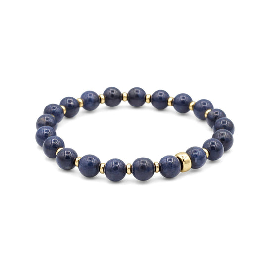 Blue Sapphire bracelet - 14K
