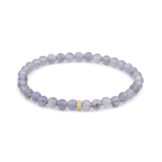 Iolite & Diamond Bracelet