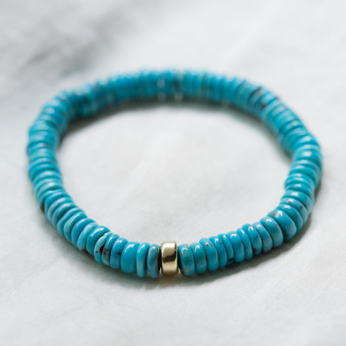 Turquoise Heishi Bracelet