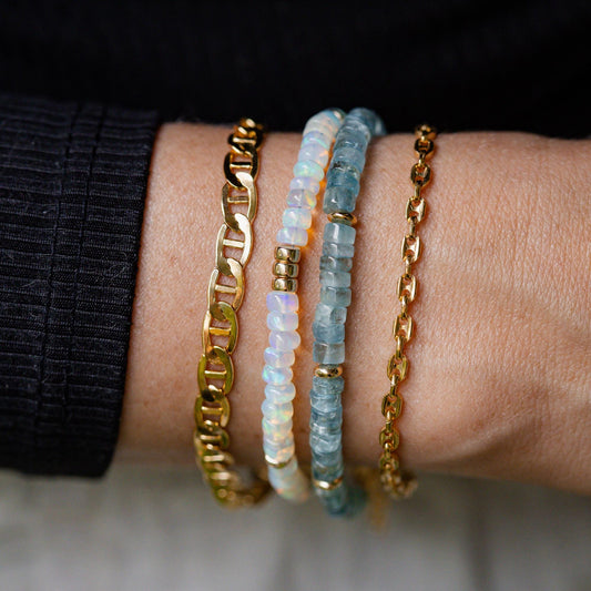 Golden Horizon Ethiopian Opal Bracelet
