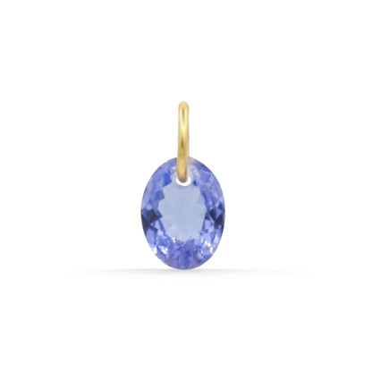 Tanzanite Pendant Necklace - 14K