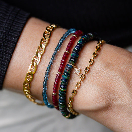 London blue topaz bracelet