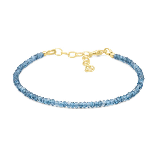 London blue topaz bracelet