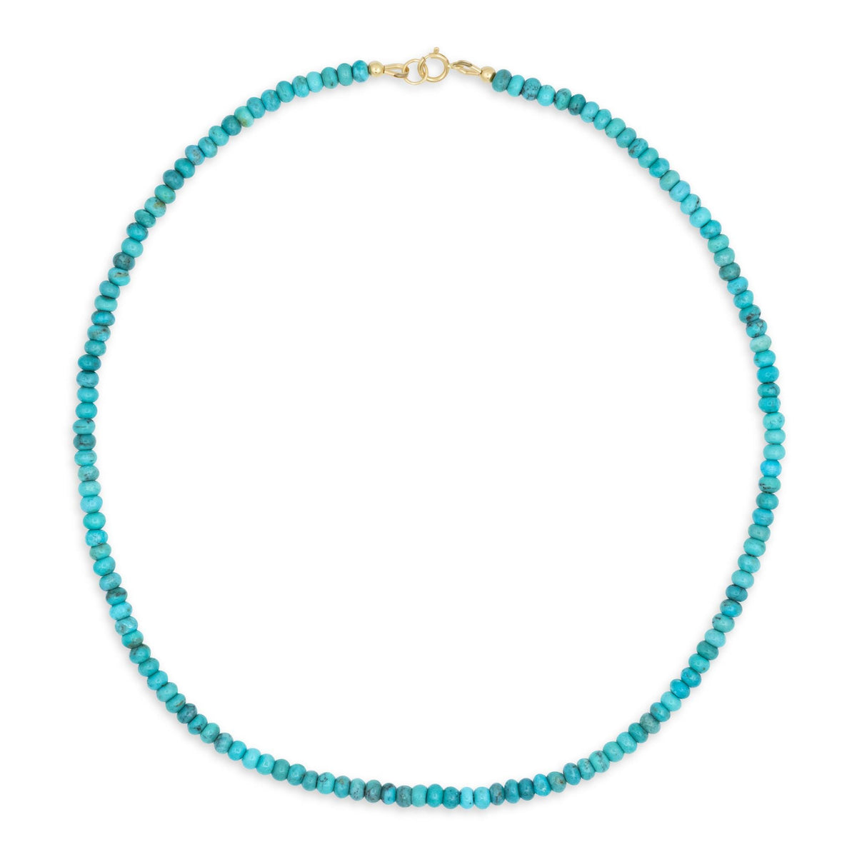 Kingman Turquoise Necklace - 14K