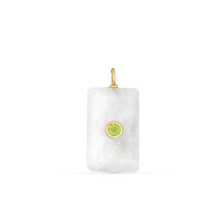 Isola Moonstone & Peridot Pendant