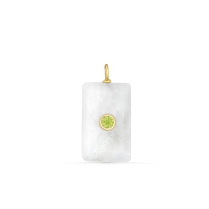 Isola Moonstone & Peridot Pendant