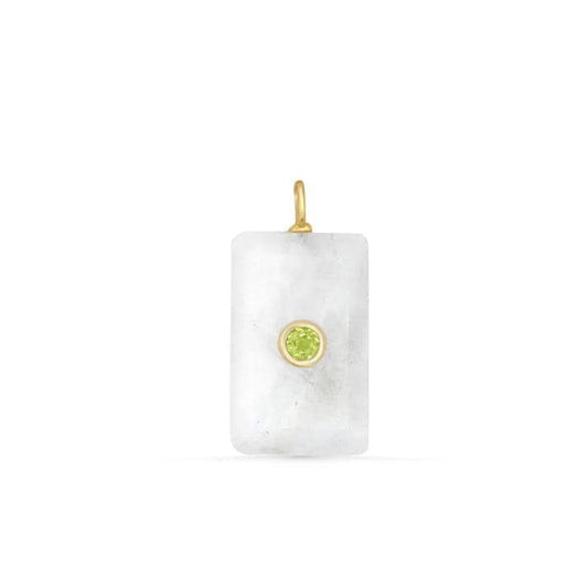 Isola Moonstone & Peridot Pendant