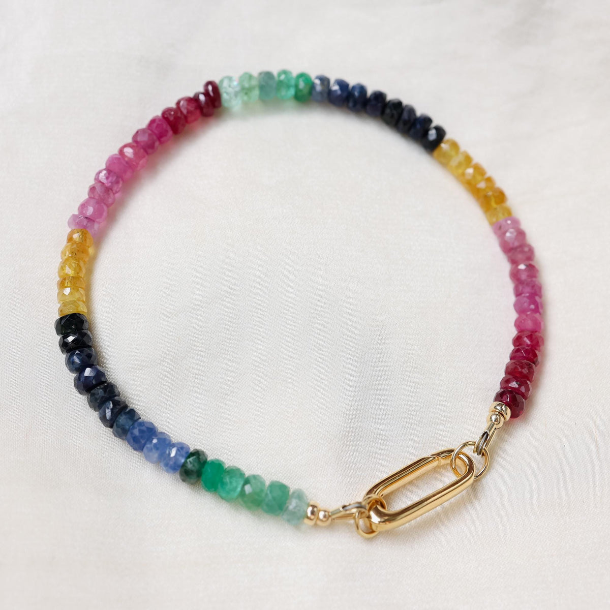 Prism of Earth Multi Sapphire Bracelet