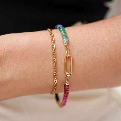 Prism of Earth Multi Sapphire Bracelet