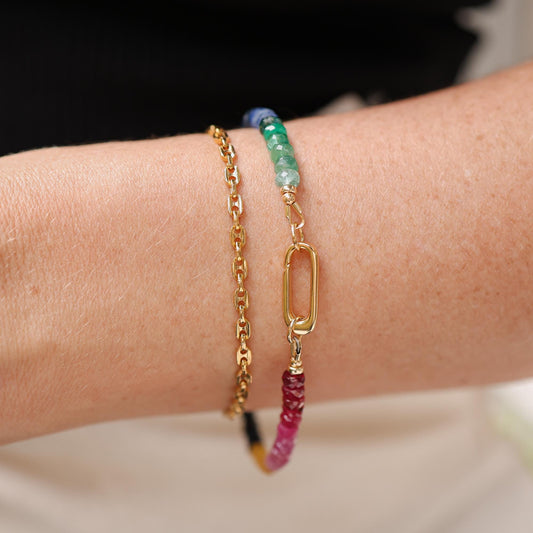 Prism of Earth Multi Sapphire Bracelet