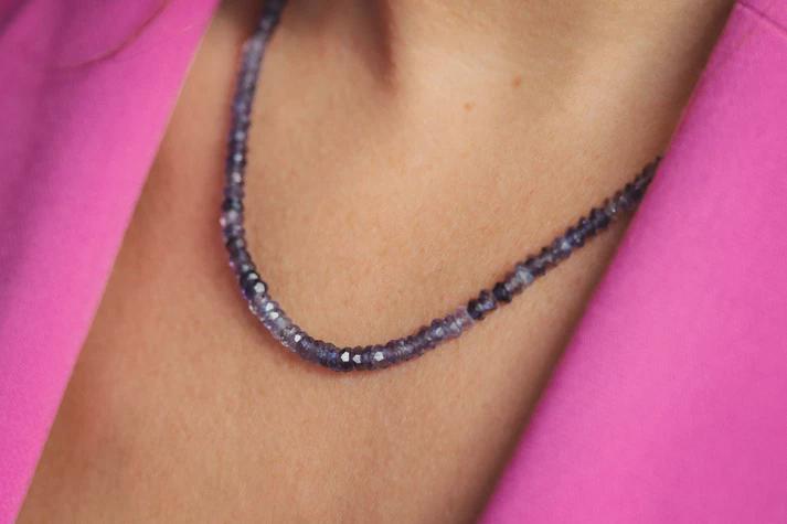 Iolite Ombre Necklace