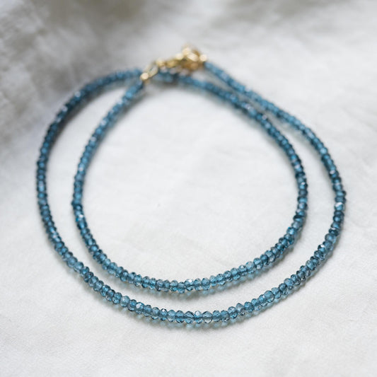 London Blue Topaz Necklace