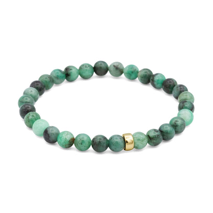 Genuine Emerald Bracelet - 14K