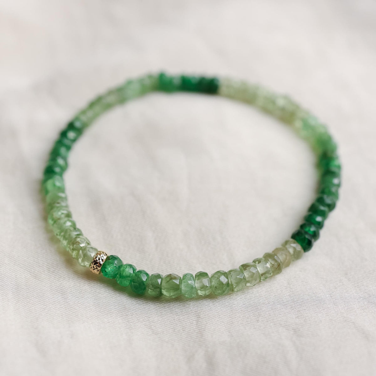Tsavorite Ombré Bracelet – 4mm