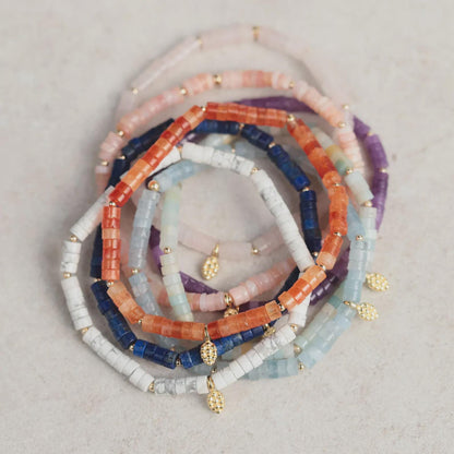 Rose Quartz Mosaic Bracelet EBRM2047