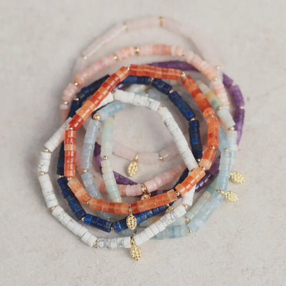 Aquamarine Mosaic Bracelet EBAM2077