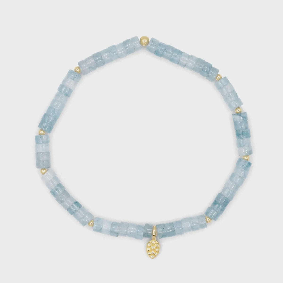 Aquamarine Mosaic Bracelet EBAM2077