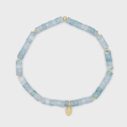 Aquamarine Mosaic Bracelet EBAM2077