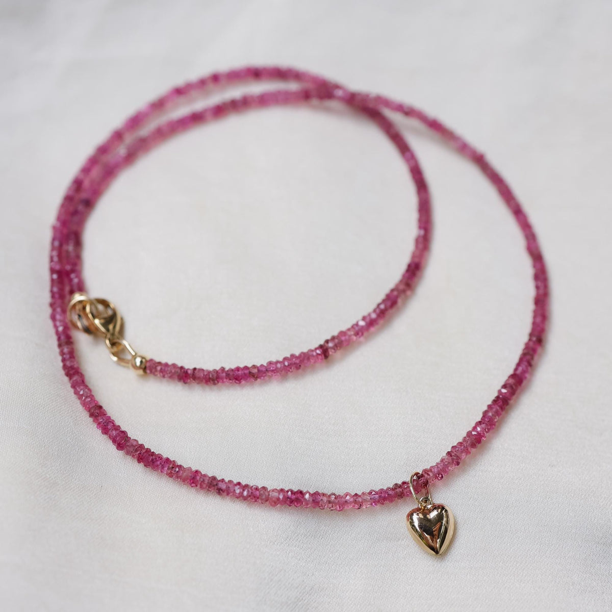Rubellite Tourmaline Necklace