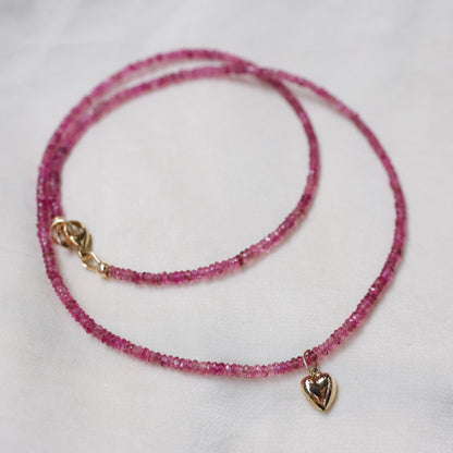 Rubellite Tourmaline Necklace