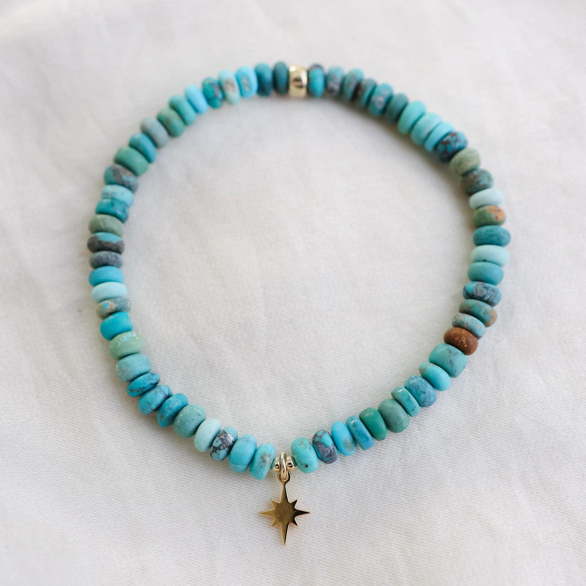 North Star Turquoise Bracelet – 14K Gold Filled