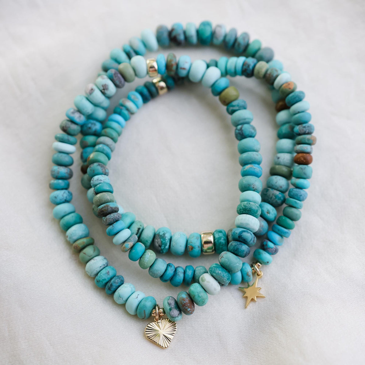 North Star Turquoise Bracelet – 14K Gold Filled