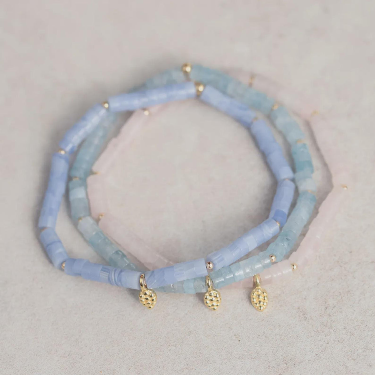 Rose Quartz Mosaic Bracelet EBRM2047