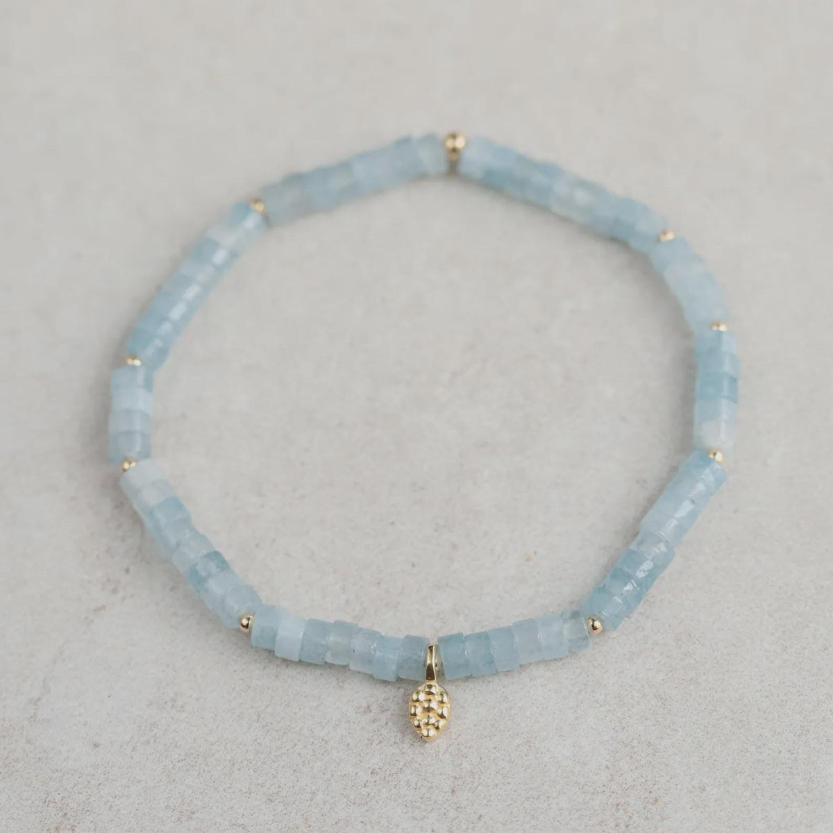 Aquamarine Mosaic Bracelet EBAM2077