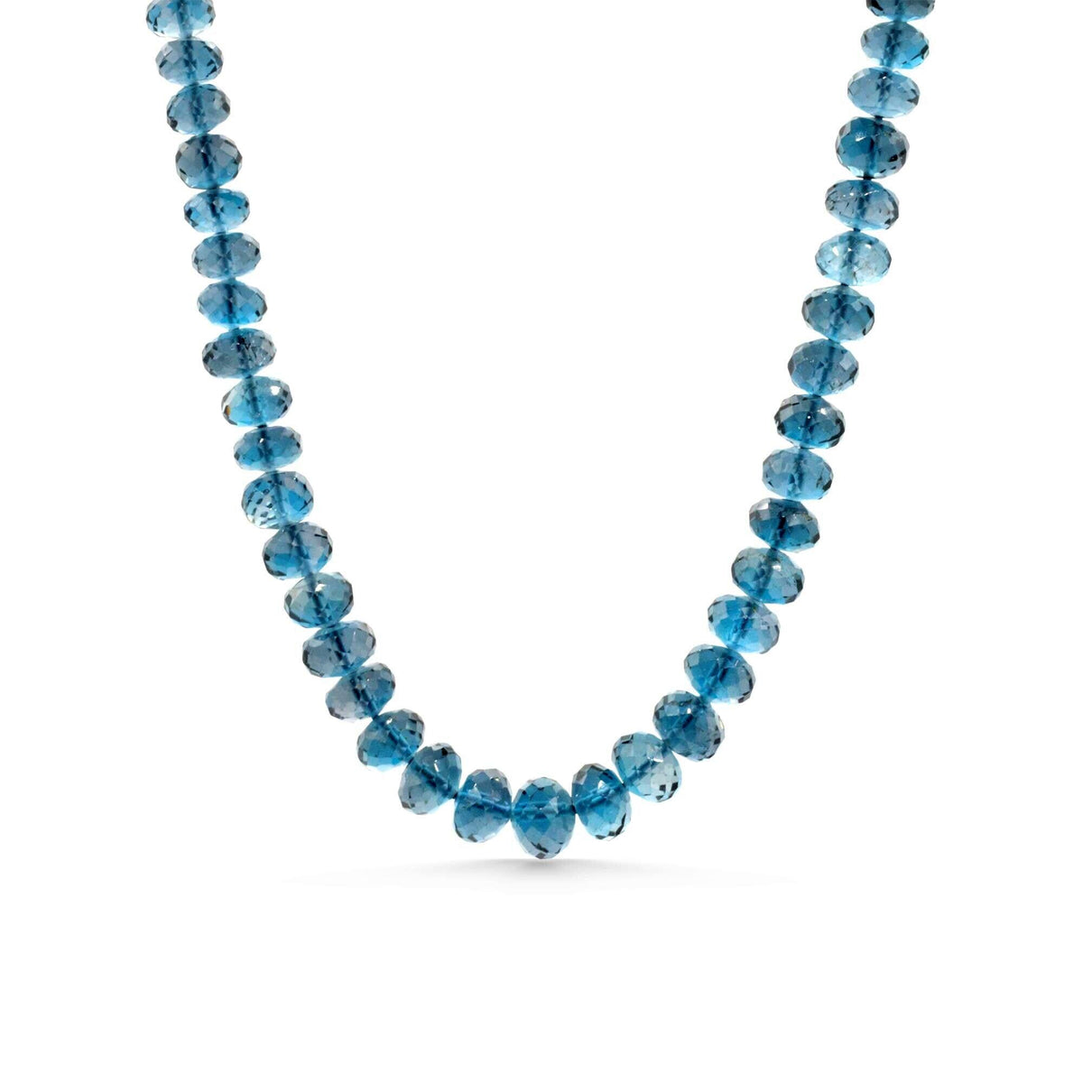 London Blue Topaz Necklace - 14K