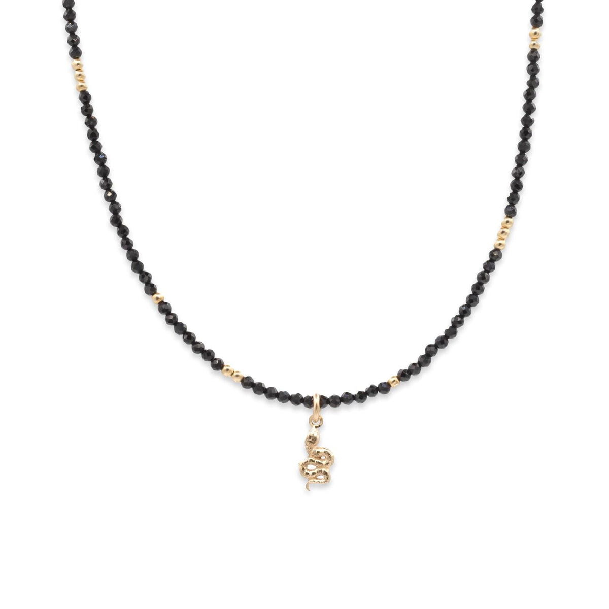 Midnight Muse Black Spinel Necklace