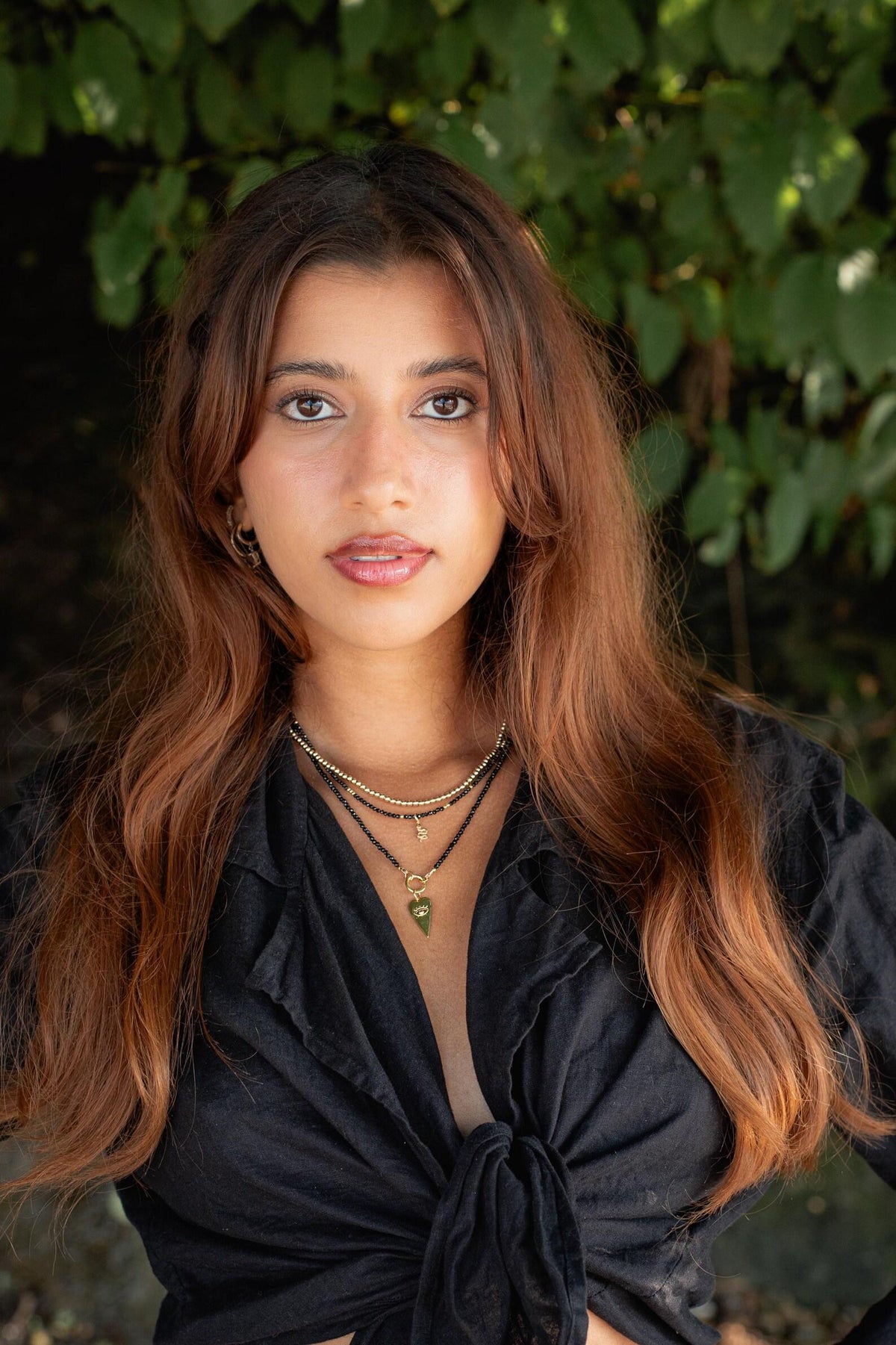 Midnight Muse Black Spinel Necklace