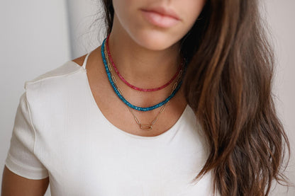 Pink Spinel Gradient Necklace – Joy, Vitality & Love