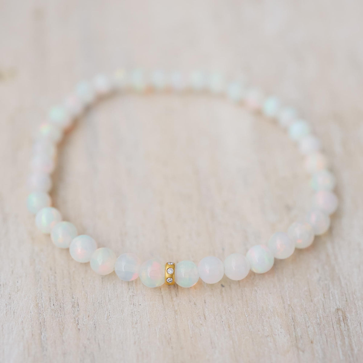 Starlight Opal Bracelet Diamond Bracelet
