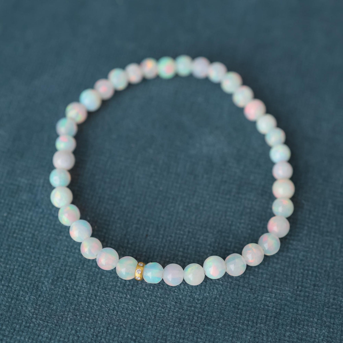 Starlight Opal Bracelet Diamond Bracelet