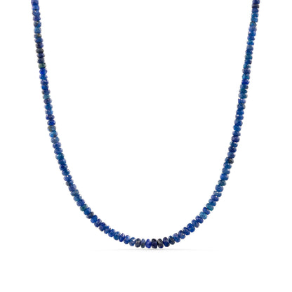 Blue Sapphire Beaded Necklace