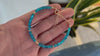 AAAA+ Zambia Apatite bracelet | blue apatite bracelet, apatite bracelet blue apatite beaded bracelet | gold apatite bracelet | gold apatite