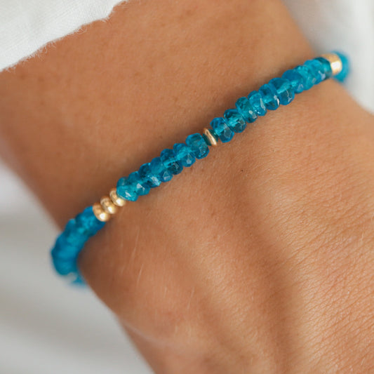 Zambia Apatite bracelet